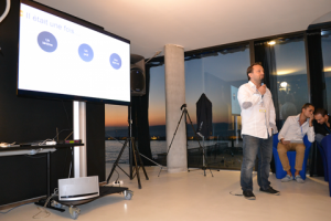 Alexandre Durain intervient lors de la SoBuzz conférence au Mucem de Marseille