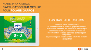 Application Facebook Hashtag Battle