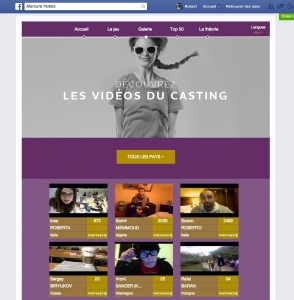 Jeu vidéos Facebook Mercure Hotels