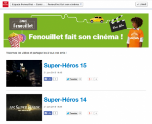 Application Chaine Dailymotion pour Facebook