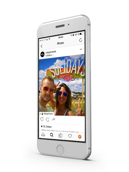 Application instagram pour Wiko