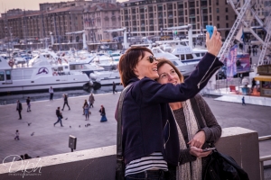Selfie sur le vieux port