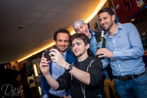 Selfie pour la soirée des 10 ans de Twitter