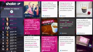 Social Wall Twitter Shake2017
