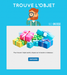 Trouve l'objet du jour sur Facebook