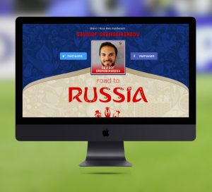 Jeux Marketing Facebook pour la coupe du monde de foot FIFA en Russie 2018