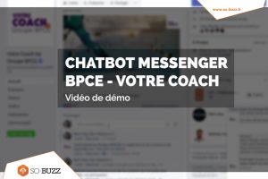 Vidéo de demo du chatbot messnger BPCE
