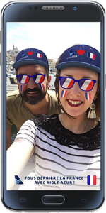 Des filtres Snapchat à deux