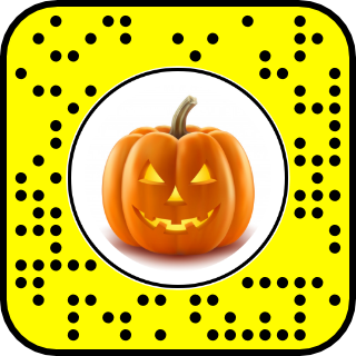 Snapcode filtre halloween