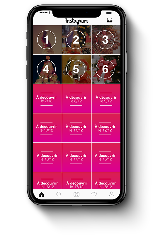 Calendrier de l'Avent Instagram