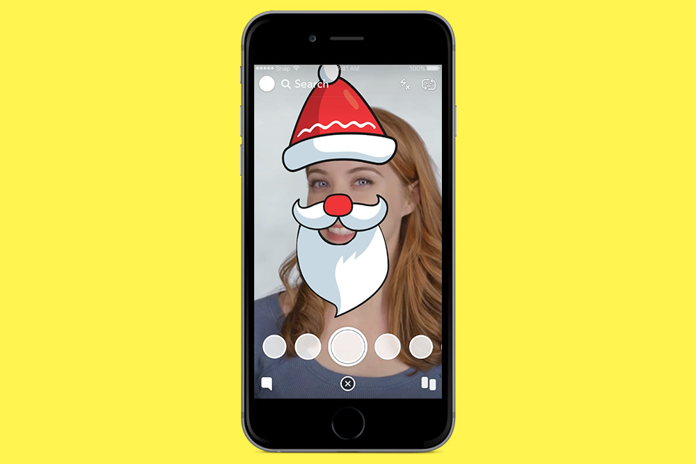 Demo Filtre snapchat de Noel